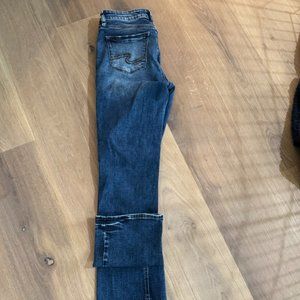 Silver Elyse Slim Boot Cut Jeans